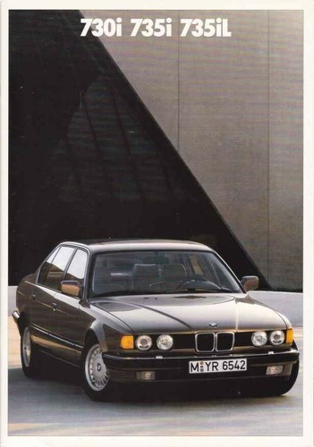 Catalogue brochure bmw 730i - 730i, /