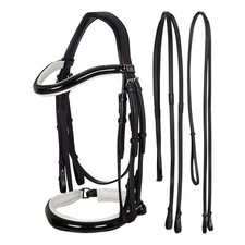 Bridle Équestre De Dressage Pour Mors Et Filet Weymouth Double Bridle