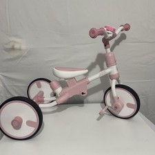 JMMD Baby Tricycle Pink With Adult Steering Attachment Pre Owned VGC