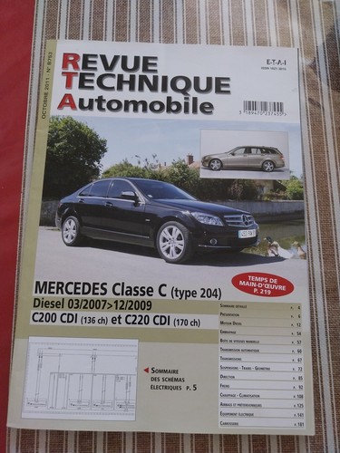 Revue technique mercedes - technique, 200