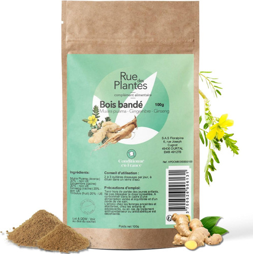 Bois bandé poudre 100g - poudre,