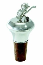 Solid Silver Golf Trolley Bottle Stopper -  A Unique Gift!