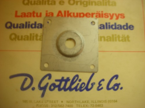 Flipper gottlieb plaque - flipper, gottlieb: