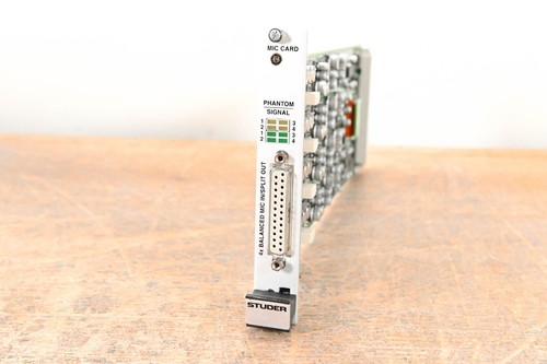 Studer mic line - mic/line, card