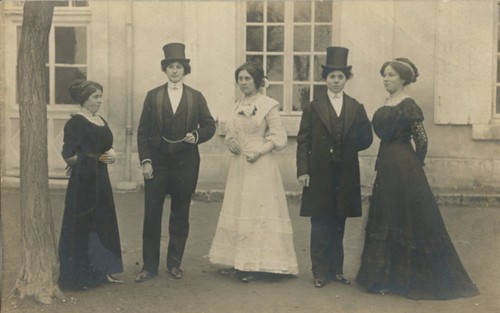 Carte photo 1900 cross - carte,