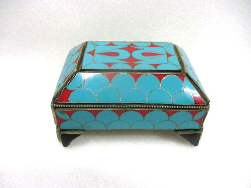 Ancien coffret bijoux - ancien, à