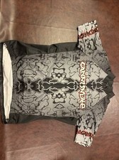 ?Vintage Cannondale BAD BOY Cycling Jersey Shirt 3/4 Zip Gray Black Men's L ?