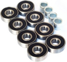 Lot de 8 roulements ABEC 9 + 4
