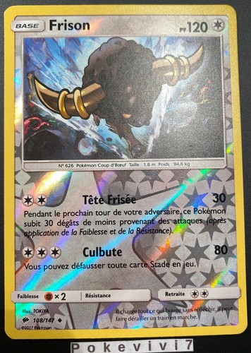 Carte pokemon frison 108 147 - pokemon,