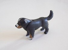 Playmobil Farm - Black Bernese Shepherd Dog with Brown & White Spots