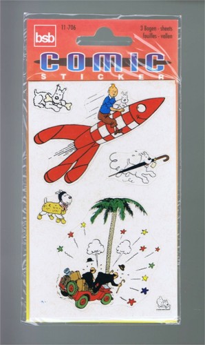 Tintin hergé pochette 3 - tintin,