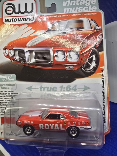 Auto world 1969 orange pontiac - auto,