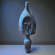 African Kota Reliquary Figure, Double Sided.