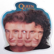 QUEEN Breakthru PARLOPHONE 7" 45rpm uk novelty die-cut picture disc s