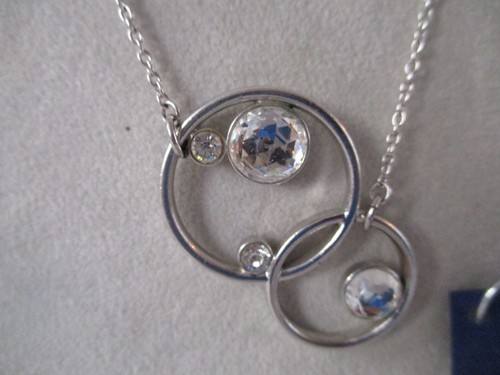 Collier swarovski argenté ras - swarovski,