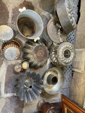 Lot Anciens Moules À Gâteaux