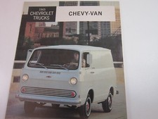 Original 1965 Chevrolet Chevy Van Sales Brochure Catalog 