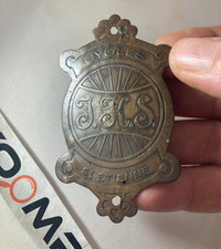 Ancien plaque vélo JKS Cycles