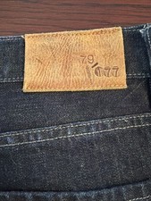Raleigh Denim 79/177 Jeans Limited Edition Selvege Raw Made in NC 36x30 Signed