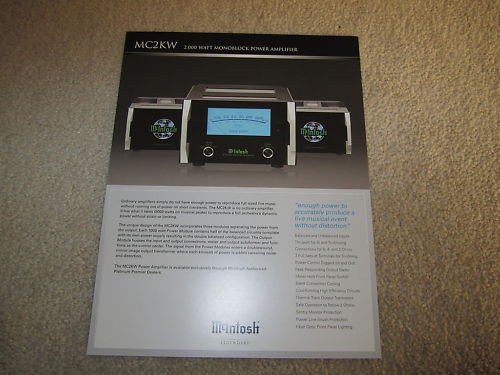 Mcintosh mc2kw amplificateur - mcintosh,
