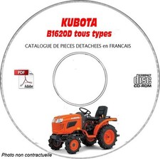 B1620D - Catalogue Pieces CDROM KUBOTA FR Expédition - --, Support - CD-ROM - D
