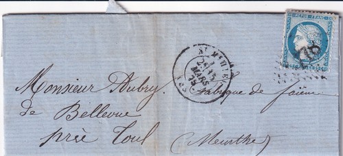 Lettre avec 25 c - 🦬lettre,