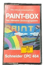 Paint-Box Commodore 64 C64 Schneider CPC 464 Cassette Tape Game