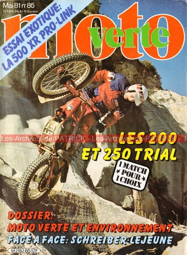 Moto verte honda xr 500 - xr,