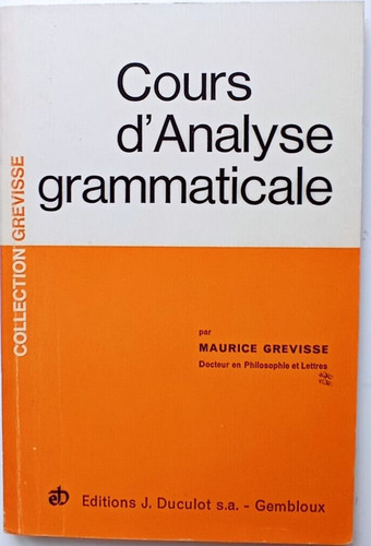 Cours analyse grammaticale - cours,
