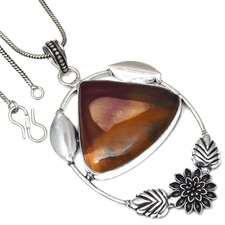 Collier cheval sauvage jaspe