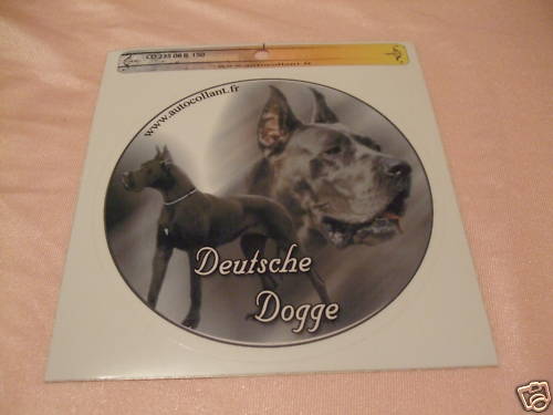 Autocollant motif chien - autocollant,