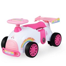 Porteur Enfant 19-36 Mois Police Rouge Voiture à Roulettes Musique & Rangement