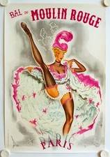 Affiche BAL DU MOULIN ROUGE