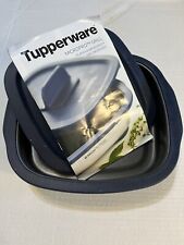 Tupperware MicroPro Series Grill Base & Lid 8674C-2 8270C-2 Microwave Non-Stick