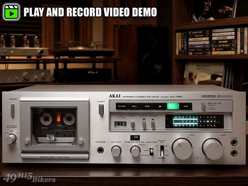 Akai f80 audiophile - gx-f80,