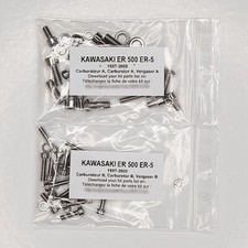 KAWASAKI ER 500 ER-5 1997-2006 Kit n°1 vis BTR inox carburateur ER500 ER5