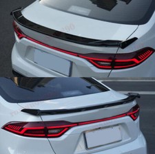 For Toyota Corolla Sedan 2020-2023 Glossy Black Rear Tail Trunk Spoiler Wing Lip