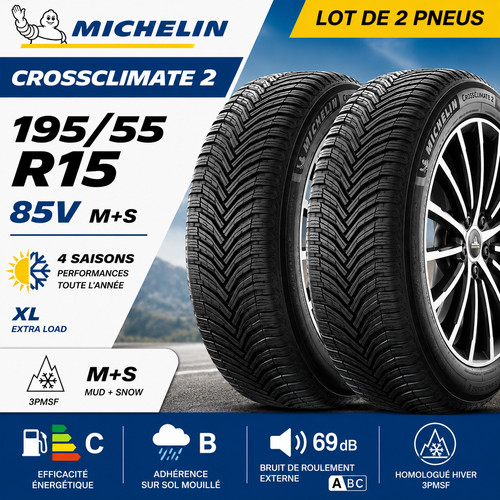 Lot pneus michelin - 2,