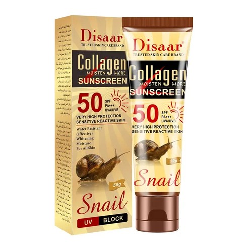 Crème solaire au - ,
