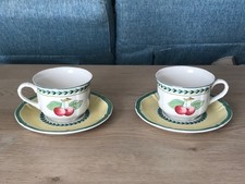 Duo de tasses et sous-tasses