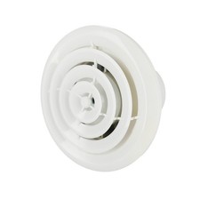 Extracteur d’air simple flux rond  AIRYMAX 4 100 mm blanc 502.200.100 HOROZ