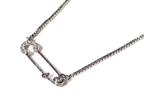 Bijou alliage argenté collier