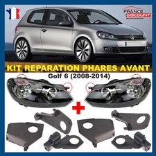 Patte de Fixation Phare Avant Gauche + Droite prévu pour VW GOLF 6 5K0998226