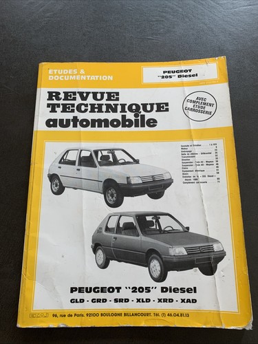 Rta peugeot 205 - rta, (edition