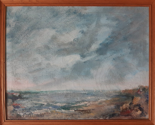 Tableau ancien huile toile - tableau,