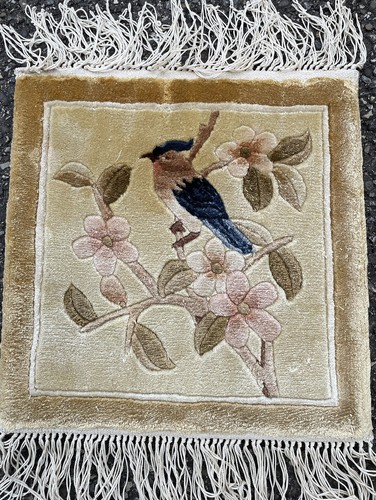 Tapis carré soie - carré, 30x30cm