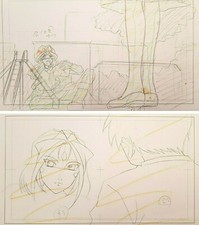 2005 Lot de 2 Dessin Originaux