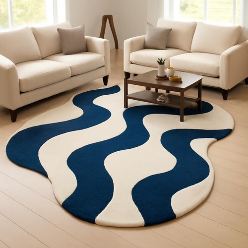 Tapis touffeté laine - en,