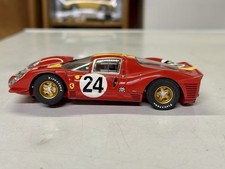 Hornby SCALEXTRIC 1:32 slot cars #24 FERRARI P4 Le Mans race car WORKING LIGHTS