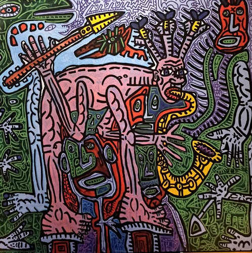Robert combas art cover - combas,